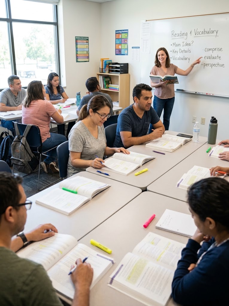 Live class of the Ecu593 English regular course
